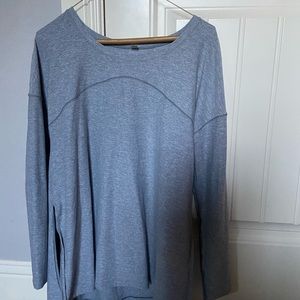 Grey Long Sleeve Lululemon Top